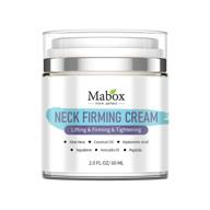 🧴 mabox neck firming cream - anti aging moisturizer lifting cream for neck, double chin reducer, neck tightener and wrinkle cream with hyaluronic acid squalane avocado oil | 2 fluid ounces logo