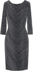 img 2 attached to S L Fashions Womens Sequin Sheath Women's Clothing for Dresses