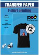 🖨️ inkjet transfer paper sheets ppd107 20: the ultimate solution for high-quality transfers logo