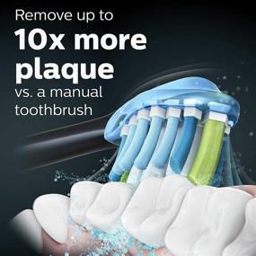 img 3 attached to 🦷 Enhance Your Dental Routine with the Philips Sonicare ExpertClean 7700 Electric Toothbrush: Bluetooth Technology and UV Sanitizer - HX9630/15, Black