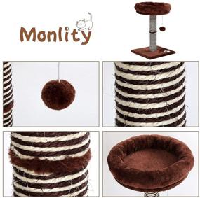 img 2 attached to Compact Indoor Cat Scratch Post Tower: Ideal for Small Cats, Ensuring Optimal Scratching and Playtime