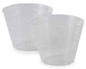 img 3 attached to 🥤 McKesson Medicine Cup 1 oz - 5 Pack of 100, 500 Translucent Plastic Disposable Cups