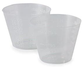 img 1 attached to 🥤 McKesson Medicine Cup 1 oz - 5 Pack of 100, 500 Translucent Plastic Disposable Cups