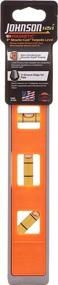 img 1 attached to 🔶 Johnson Level & Tool 7500M Magnetic Structo-Cast Torpedo Level in Vibrant Orange - 9-inch - Versatile 1 Level for Enhanced Accuracy