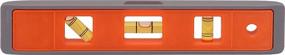 img 2 attached to 🔶 Johnson Level & Tool 7500M Magnetic Structo-Cast Torpedo Level in Vibrant Orange - 9-inch - Versatile 1 Level for Enhanced Accuracy