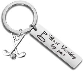 img 4 attached to HOLLP Keyring Fathers Jewelry Keychain