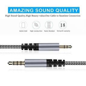 img 2 attached to LANMU 3.5mm to 2.5mm Audio Cable: Compatible Replacement for Bose 700/QC35II/QC35/QC25 Headphones, Mic & Volume Control-5FT