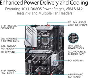 img 2 attached to 🔥 ASUS Prime Z590-P: Высокопроизводительная материнская плата формата ATX с поддержкой Intel 11/10 поколений LGA 1200, PCIe 4.0, 10+1 энергетическими стадиями, 3X M.2, 2.5Gb LAN, USB 3.2 Gen 2 с разъемом USB Type-C и Thunderbolt 4.