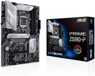 🔥 asus prime z590-p: высокопроизводительная материнская плата формата atx с поддержкой intel 11/10 поколений lga 1200, pcie 4.0, 10+1 энергетическими стадиями, 3x m.2, 2.5gb lan, usb 3.2 gen 2 с разъемом usb type-c и thunderbolt 4. логотип