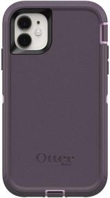 img 2 attached to OtterBox DEFENDER SERIES SCREENLESS EDITION Case For IPhone 11 - PURPLE NEBULA (WINSOME ORCHID/NIGHT PURPLE)