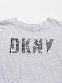 img 2 attached to DKNY Girls' T-Shirts in RED Violet: Girls' Clothing and Tops, Tees & Blouses