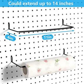 img 2 attached to 🔒 Streamline Your Storage: Innovative Pegboard Hooks with Locking Mechanism for Versatile Organization