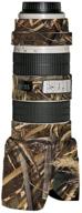 lenscoat camo neoprene lens protection cover for canon 70-200mm f/2.8 is (real tree max5) logo