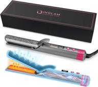 парикмахерская прямая расчёска со встроенным вентилятором inglam airflow straightener professional straight логотип