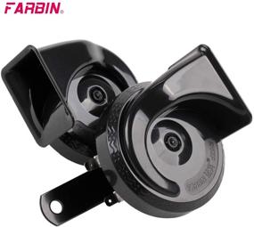img 3 attached to FARBIN Car Horn 12V High/Low Tone Super Loud Horn With Relay Harness Waterproof Electric Horn For Truck 12V Horn Motorcycle (Black Horn And Wiring Harness