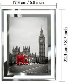 img 3 attached to 🖼️ Giftgarden 5x7 Picture Frames: Stylish Glass Frames for 5x7 Photos, Ideal Friends Gifts - Pack of 2