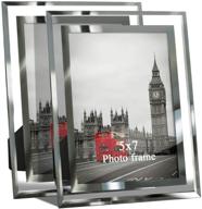 🖼️ giftgarden 5x7 picture frames: stylish glass frames for 5x7 photos, ideal friends gifts - pack of 2 logo