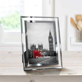 img 2 attached to 🖼️ Giftgarden 5x7 Picture Frames: Stylish Glass Frames for 5x7 Photos, Ideal Friends Gifts - Pack of 2