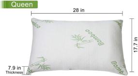 img 1 attached to IMounTEK Bamboo Breathable Hypoallergenic Washable Bedding
