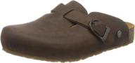 haflinger mens clogs brown 730 men's shoes logo