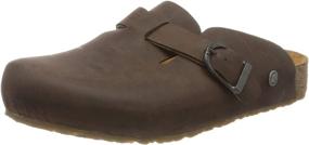 img 4 attached to HAFLINGER Mens Clogs Brown 730 Men's Shoes