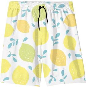 img 3 attached to Kxybz Pineapple Shorts Trunks Athletic Boys' Clothing