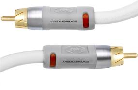 img 3 attached to 🔊 Коаксиальный кабель для цифрового аудио высокого качества (15 футов) - с двойной защитой - разъемы RCA - золотые покрытие - белый - серия Mediabridge Ultra (Part# CJ15-6WR-G2)