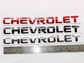 img 2 attached to Yoaoo® Chrome Chevrolet Nameplate Silverado