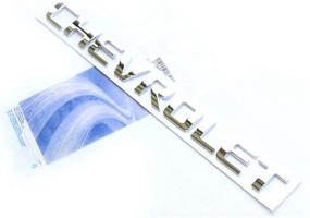 img 3 attached to Yoaoo® Chrome Chevrolet Nameplate Silverado