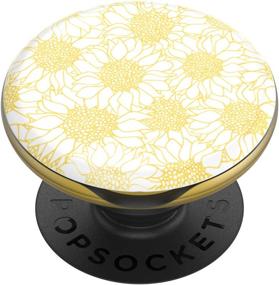 img 3 attached to PopGrip Lips PopSockets Swappable Sunflower