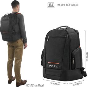 img 2 attached to 🎒 Optimized for SEO: EVERKI ContemPRO 117 Large Spacious Backpack for 18.4-Inch Gaming or Workstation Laptops with Rain Cover (EKP117B)