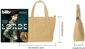 img 1 attached to 👜 Stylish AOCINA Denim Purses Handbags B Light for Fashionable Women