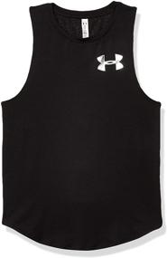 img 3 attached to Under Armour HeatGear черное белое детское одежда для активных