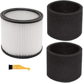 img 4 attached to 🔍 High-Quality Replacement 90304 90350 90333 9030462 Cartridge Filter Foam Sleeve for Shop-Vac 5 Gallon Up Wet/Dry Vacuum Cleaners - Compare to Part # 90304,90585