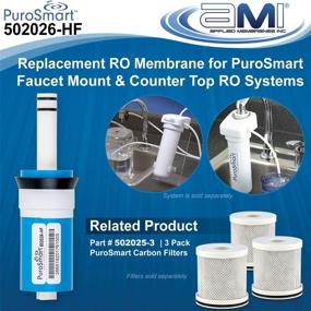 img 2 attached to 🚰 PuroSmart HF Replacement Countertop Membranes - Model 502026