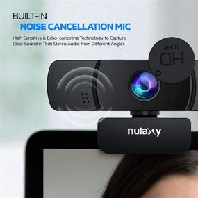 img 1 attached to 🎤 Nulaxy C903 HD Webcam with Mic, Cover & Tripod: Ideal for Video Calls on Skype, Zoom, FaceTime & More!