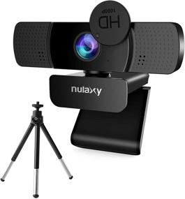 img 4 attached to 🎤 Nulaxy C903 HD Webcam with Mic, Cover & Tripod: Ideal for Video Calls on Skype, Zoom, FaceTime & More!