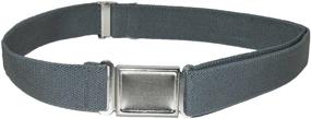 img 4 attached to 👦 Boys' Belts with CTM Magnetic Buckle: Elastic and Adjustable Accessories