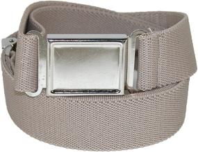 img 3 attached to 👦 Boys' Belts with CTM Magnetic Buckle: Elastic and Adjustable Accessories