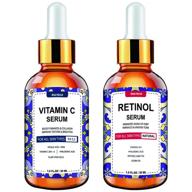 wumal day and night serum set - vitamin c serum & retinol serum for face with hyaluronic acid - 2-pack designed to enhance skin texture, glow & moisturize, daily skincare routine logo