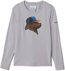 img 2 attached to Одежда для мальчиков Columbia: графическая кофточка с рукавом Dobson Bearcap