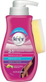 img 4 attached to 🌿 Veet Botanic Inspirations In Shower Cream, 13.5 fl Oz., for Legs &amp; Body (Potential Packaging Variations)