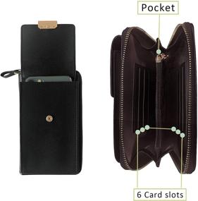img 2 attached to Crossbody Phone Passport Handbag Wallet Women's Handbags & Wallets