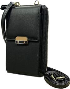 img 4 attached to Crossbody Phone Passport Handbag Wallet Women's Handbags & Wallets