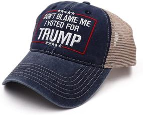 img 1 attached to Trump 2024 Hat: Show Your Support with Don't Blame Me I Voted for Trump MAGA Cap