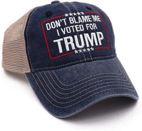 img 2 attached to Trump 2024 Hat: Show Your Support with Don't Blame Me I Voted for Trump MAGA Cap