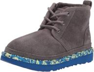 стильные детские унисекс-ботинки ugg neumel ii paint swirl - идеальный выбор для модных ног. логотип