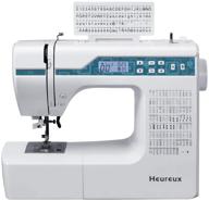 heureux computerized sewing machine with 200 built-in stitches, lcd display, z6 automatic needle threader & twin needle - quilting & more! logo