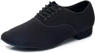 ykxlm men's latin dance shoes: sleek lace-up footwear for ballroom performance, salsa, tango & modern dancing логотип