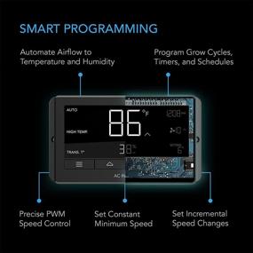 img 3 attached to 🌀 AC Infinity Controller 67: Smart Bluetooth Fan Controller for CLOUDLINE Airlift Whole House Fans – Temperature, Humidity, and Timer Controls for Optimal Cooling and Ventilation